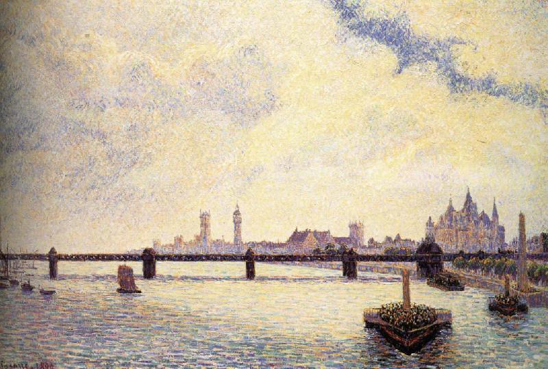 Camille Pissarro London Bridge France oil painting art